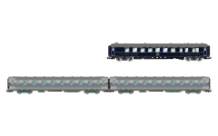 Jouef HJ4213 - H0 - 3-tlg. Set Personenwagen Sud Express, SNCF, Ep. III-IV - Set 1